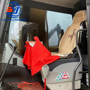 Excavatrice sur chenilles Komatsu PC130-7 d'occasion de 13 tonnes, avec bras long et chenilles en caoutchouc, certifiée CE pour la construction et la démolition - Product Image 3