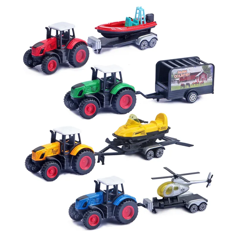 Diecast Truk Pullback Anak-anak, Model Mobil Logam Model Baru