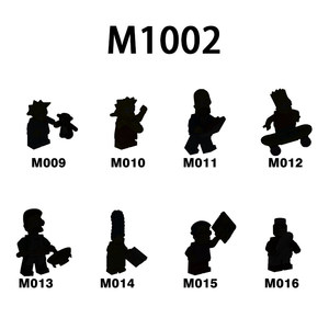 ตัวต่อพีวีซี แอคชั่นฟิกเกอร์ ตัวการ์ตูนจากภาพยนตร์ รุ่น M1001 M1002 M001 M002 M003 M004 M005 M006 M007 M008 M009 M010 - Product Image 3