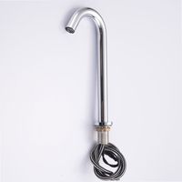 Robinet de lavabo sans contact à capteur électrique col de cygne en laiton de haute qualité HY-173AD pour salle de bain, hôtel et cuisine