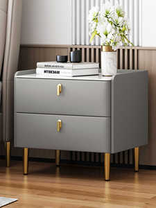 Hiện Đại Sang Trọng Màu Trắng Rắn Gỗ Bàn Cạnh Giường Ngủ Thông Minh Đ<span class=keywords><strong>a</strong></span> Chức Năng Lưu Trữ Đầu Giường Đồ Nội Thất Phòng Ngủ Với Điều Chỉnh Các Tính Năng - Product Image 4