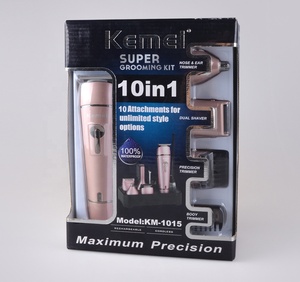 KEMEI KM 1015 Wholesale 4in 1 <strong>Man</strong> Grooming Kit Beard Shaver Electric <strong>Body</strong> <strong>Hair</strong> <strong>Trimmer</strong> <strong>Hair</strong> <strong>Trimmer</strong> Rechargeable - Product Image 5