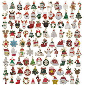 Mixed Styles Christmas <strong>Charms</strong> Pendants DIY Jewelry for Necklace Bracelet Making Accessaries Kids Gift - Product Image 3