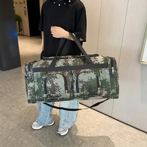 Bolsa de Almacenamiento de Ropa para el Hogar de Gran Capacidad con Diseño de Camuflaje Minimalista, Bolsa de Viaje Multifuncional de Mano - Product Image 2