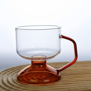 Đầy màu sắc cao Borosilicate cốc thủy tinh cho trà cà phê nước trái cây sữa đồ uống cho nhà văn phòng hoặc hộ gia đình sử dụng - Product Image 5