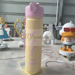 Gran <span class=keywords><strong>copa</strong></span> de fibra de vidrio escultura personalizada <span class=keywords><strong>gigante</strong></span> simulación ventosa modelo resina estatua sala de exposición Decoración - Product Image 1