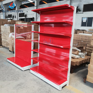 Уникальные стеллажи для супермаркетов, двусторонние сетчатые полки для супермаркетов - Product Image 3