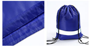 Mochila con Cordón Ajustable de Poliéster Personalizada para Correr, Bolsa con Cordón para Gimnasio, Entrenamiento, Natación y Gimnasio - Product Image 6