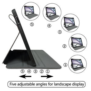 Housse souple en cuir PU pour <span class=keywords><strong>Ipad</strong></span> 2017 5ème 2018 6ème génération étui de <span class=keywords><strong>protection</strong></span> pliable de 9.7 pouces - Product Image 3