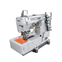 Machine à coudre industrielle à point interlock à lit plat GC562-FQ/DD 3 fonctions en 1 pour multifonction