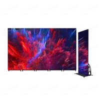 Écran LED pliable en aluminium moulé sous pression 640 mm X 1920 mm Écran d'affichage LED portable sur pied pour centre commercial