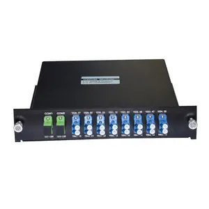 16CH Mux/Demux 100 ГГц DWDM одиночное волокно для 16ти-канального видеорегистратора LGX коробка Упакованные DWDM