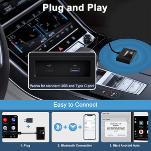 Adaptador Inalámbrico CarPlay Android Auto, Dongle USB, Convierte CarPlay con Cable a Inalámbrico para Vehículos con CarPlay de Fábrica - Product Image 2