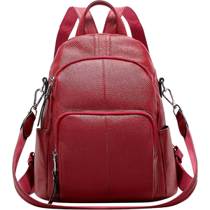 Mochila Casual de Moda para Mujer, de PU, Cuadrada, con Correa Desmontable, Acolchada, de Poliéster, con Correa de Hombro Arqueada y Cierre de Cremallera - Product Image 5