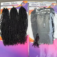 Cheveux Passion Twist Freetress Water Wave, extensions de cheveux synthétiques pour tresses au crochet, pour Boho Locs, Faux Locs, Butterfly Locs