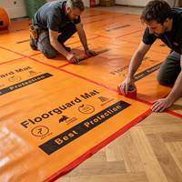 Tapis de protection spécial pour la rénovation de la maison, résistant à l'usure, anti-poussière, écologique, protection du sol