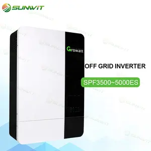 Paneli invertör Es invertör invertör 6000Tl Lvm 6Kw Growatt Spf 5000es ev güneş sistemi için