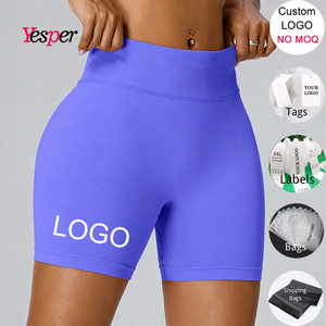 Custom Women's <strong>Low</strong> <strong>Waist</strong> Gym Shorts Spandex Workout Sports <strong>Leggings</strong> with Print Pattern Yoga Scrunch Butt Fitness Tights - Product Image 1