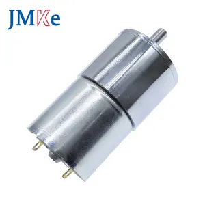 JMKE DC 기어 모터 300rpm 기어 박차 금속 기어 박스 12v DC 모터 기어 박스 37mm 10kg.cm 12v 마이크로 모터 맞춤형 브러시 6mm