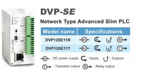 Delta DVP28SV311T PLC Transistor Output High <b>Speed</b> Pulse Dual Ethernet Ports <b>Controller</b> - Product Image 3