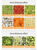 Cortadora de Verduras Totalmente Automática para Cortar Cebollas y Apio