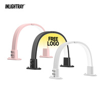 Lampe à ongles portable de haute qualité avec personnalisation du logo gratuite 2026, trois couleurs, petit format, table de manucure professionnelle demi-taille