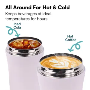 Stainless Coffee Mug Stay Warm Longer With This 12oz Insulated Thermal Cup