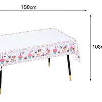 Décorations de fête d'anniversaire sur le thème des oiseaux, bannière triangulaire, nappe et autres décorations
