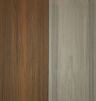 Échantillon gratuit terrasse en bois composite double face WPC texture de bois simulée plastique creux co-extrudé pour parquet