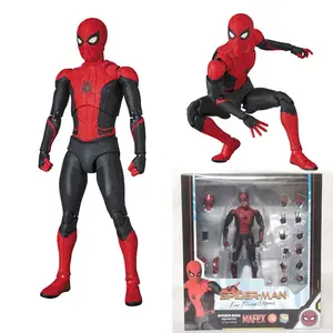MAFEX No.113 mainan tokoh aksi, setelan ditingkatkan dari rumah Spider-Man sendi terartikulasi bagian yang dapat diganti