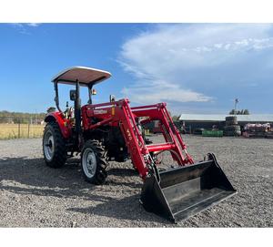 Tracteur <span class=keywords><strong>agricole</strong></span> YTO-MF504 50 CV à faible consommation de carburant avec rotoculteur et remorque pour applications agricoles - Product Image 2