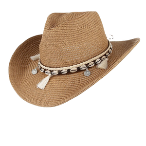 Летняя соломенная шляпа с кисточками - Product Image 1