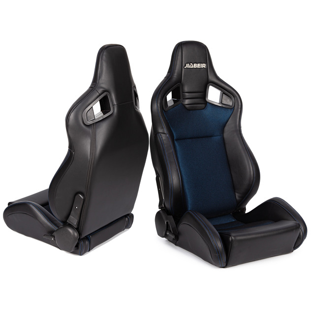 JIABEIR 1039RM Blue Universal High Quality Leather Car Vehicle Slider Simulator Gaming Station Adjustable Sim Bucket Racing Sea