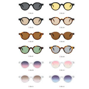 Vintage Fashion 2026 Retro <b>Round</b> UV400 Decorative <b>Sunglasses</b> PC Frame Full Rim Unisex Lens - Product Image 4