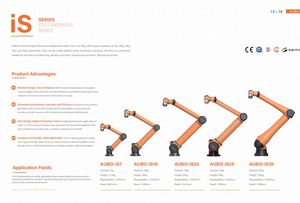 แขนหุ่นยนต์ร่วมปฏิบัติงาน AUBO-i5 แบบ 6 แกน รองรับแรงดันไฟฟ้า 110V/380V น้ำหนัก 24 กก. สำหรับงานขันสกรูอัตโนมัติในอุตสาหกรรม - Product Image 2