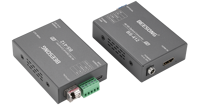 BEESONG BS-412 Mini 4K60 2.0 10km Single Fiber Single Mode 1310/1550nm Konverter Optik RS232/RS485 Data CCTV/Broadcast CE