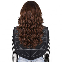 Cape de coiffure imperméable en silicone de qualité supérieure, écologique, pour la coloration et la coupe des cheveux, avec logo