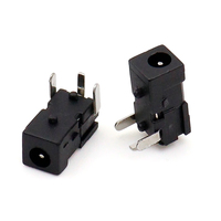 Prise d'alimentation CC DC-011 à travers trou, 3 broches, pas de broche interne 0,7 mm, écologique, prise femelle de charge CC