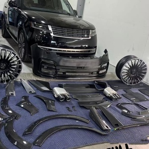 Kit de Carrocería para Land Rover Range Rover, Estilo Babos, Fibra de Carbono, Alerón Delantero, Faldones Laterales, Difusor, Alerón Trasero, Extensión de Guardabarros - Product Image 3