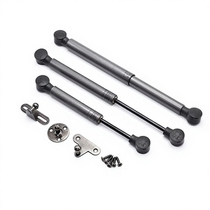 Kastdeur met op- en neergaande pneumatische ondersteuning Meubilair Gasveer Gasveer Aluminium frame Deur Telescopische hydraulische stang Hardware - Product Image 1
