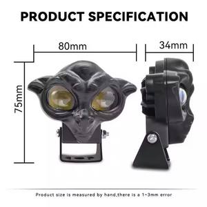 Nuevas Luces Antiniebla LED de 12V, 3 Pulgadas, 40W, Blanco/Amarillo, Doble Color, Mini Luces de Conducción para Motocicleta - Product Image 5