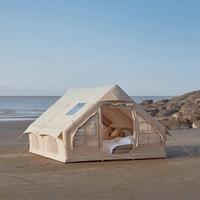 Carpa Inflable Personalizada, Cuadrada, para las Cuatro Estaciones, de Oxford, con una Habitación, Columna de Aire, para 5-6 Personas, Impermeable, Fácil de Instalar, para Glamping al Aire Libre