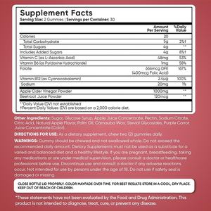 חומץ תפוחים תפוחים חומץ תפוחים 60 חניכיים - Product Image 2