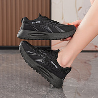 Chaussures de sport décontractées pour femmes en gros, idéales pour le quotidien, semelles épaisses antidérapantes, multicolores, pour la marche