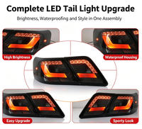 Ensemble de feux arrière à LED modifiés pour Toyota Camry US 2006-2011, avec feux de freinage intégrés