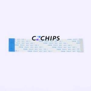 HX FFC-1.0-22P-100mm F FFC Cable (Flexible Flat Cable) P=1mm Connector 22P 1mm 0.3mm Reverse - Product Image 1