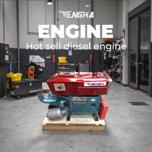 Moteur diesel monocylindre refroidi par eau Tengka Changfa Changchai 12hp 13hp Zs195 à démarrage manuel - Product Image 1