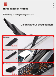 Piccolo portatile aria spolveratore di aspirazione portatile <span class=keywords><strong>Mini</strong></span> aspirapolvere Wireless per auto a casa pulizia Desktop - Product Image 3