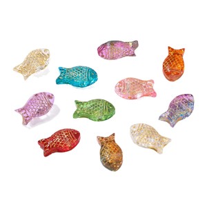 Lampwork Glass Fish <b>Beads</b> Mixed Colors For Bracelet Making AC4776 - Product Image 5