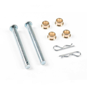 <b>Hinge</b> <b>Pin</b> Replacement Kit 4 Piece Steel Mirror Silver For Mustang Door <b>Hinge</b> Repair 1979 1993 - Product Image 4